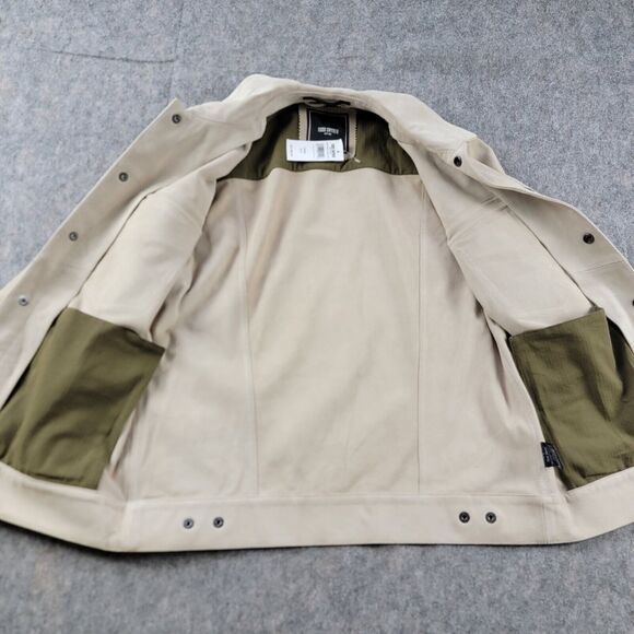 Todd Snyder Italian Suede Snap Dylan Jacket Sand Beige Size S NWT $998 *Flaw - Picture 4 of 14